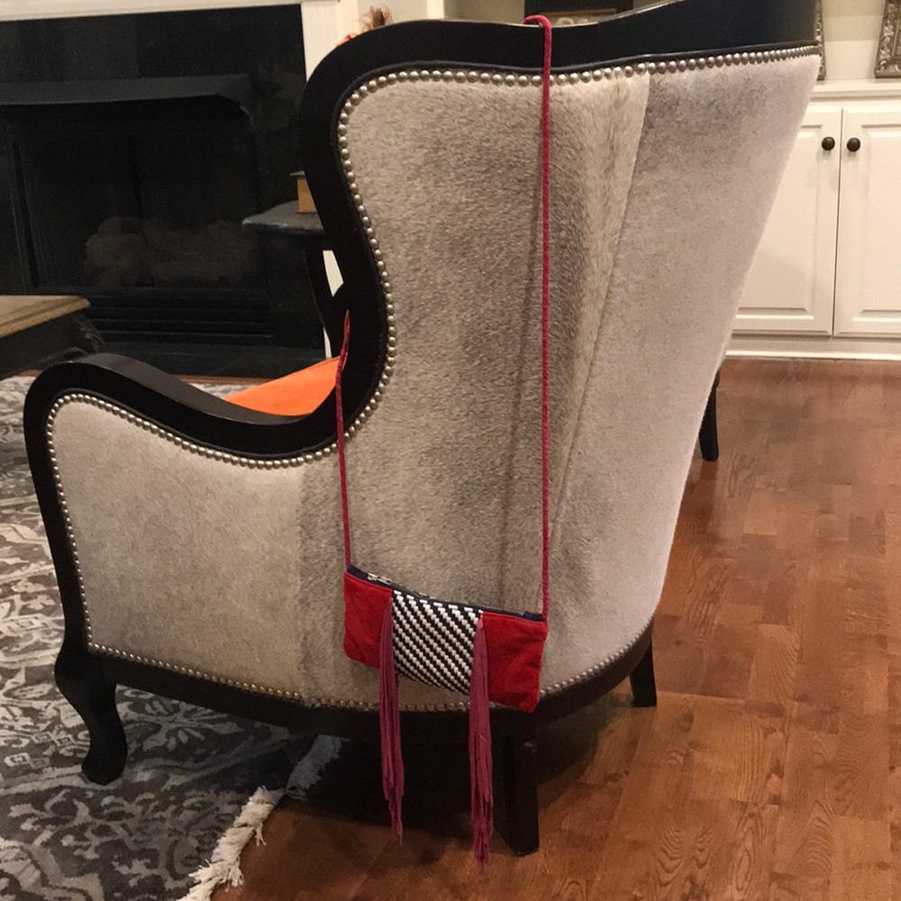 Antik Batik Crossbody Frill Purse! NWOT